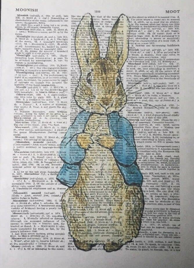 Print: Beatrix Potter - Peter Rabbit - Tales for Tadpoles