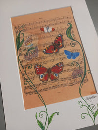 Print: Jenni Kilgallon - Butterflies and Music - Tales for Tadpoles