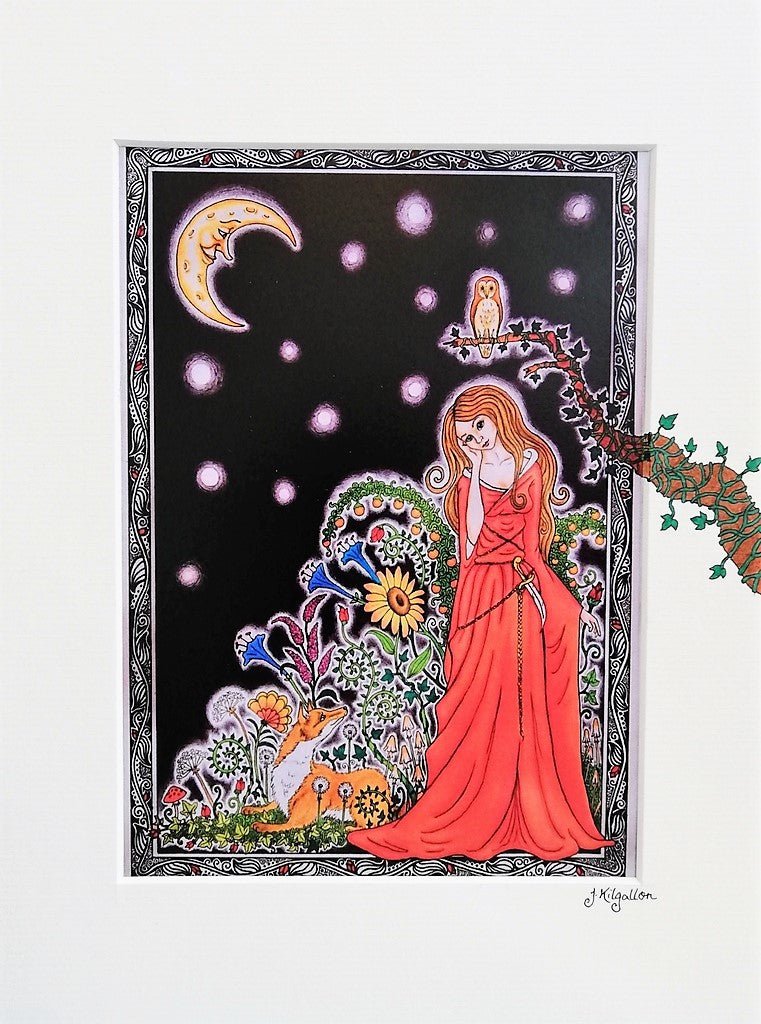 Print: Jenni Kilgallon - By the Light of the Mystic Moon - Tales for Tadpoles