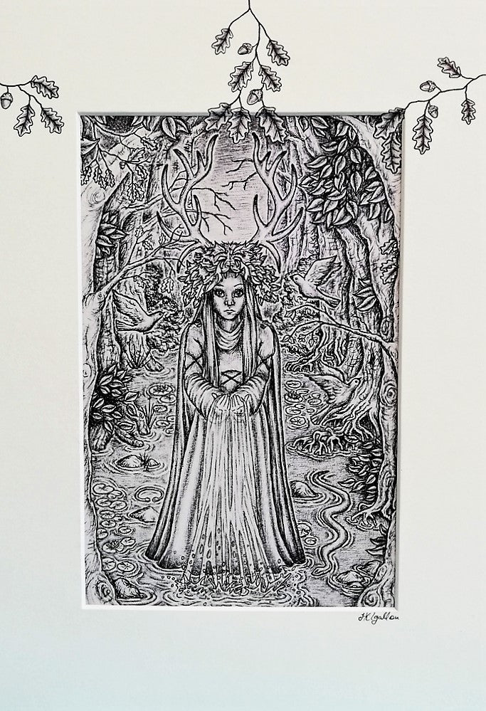 Print: Jenni Kilgallon - Cernunnos - Tales for Tadpoles