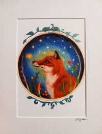 Print: Jenni Kilgallon - Felted Fox - Tales for Tadpoles