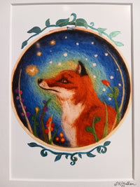 Print: Jenni Kilgallon - Felted Fox - Tales for Tadpoles