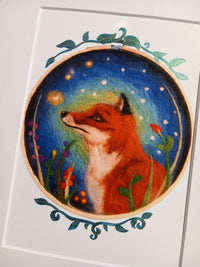 Print: Jenni Kilgallon - Felted Fox - Tales for Tadpoles