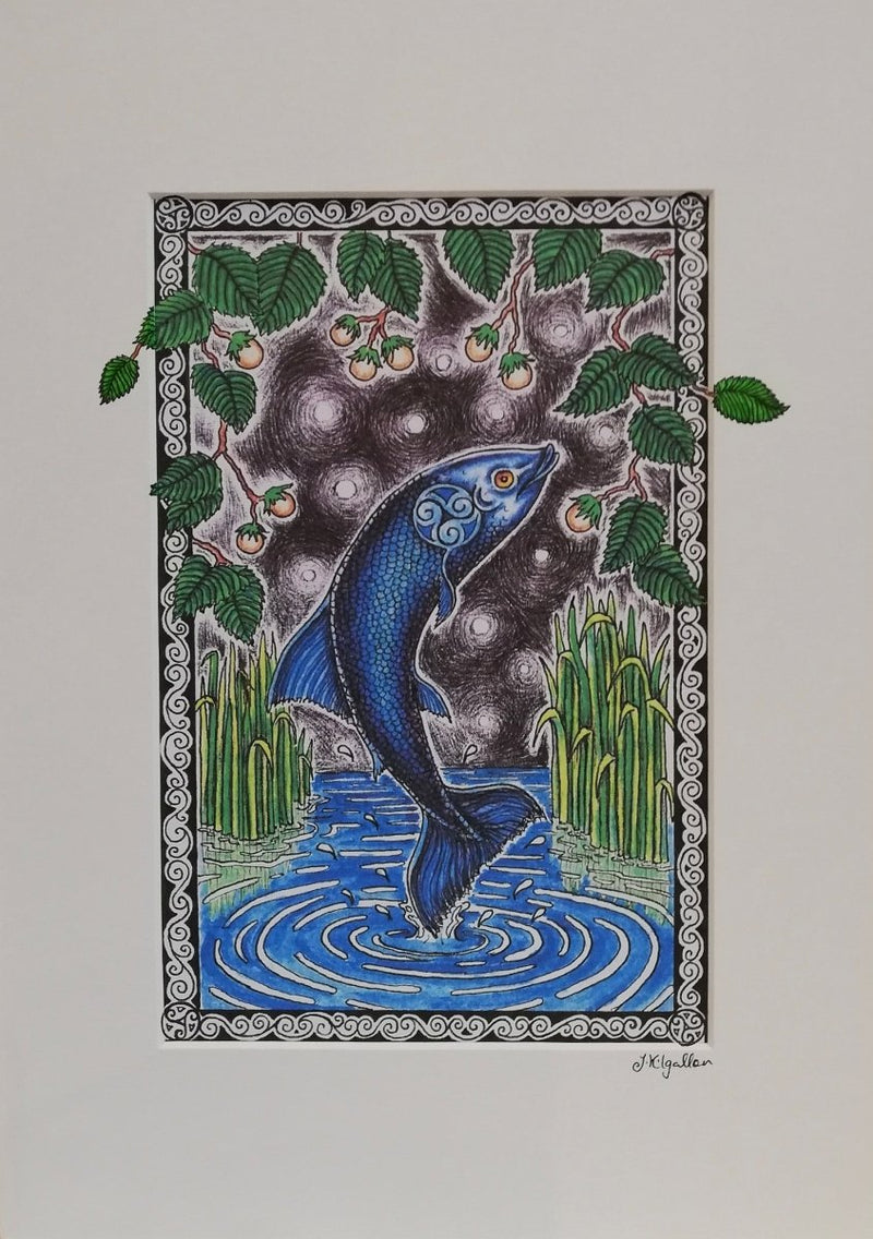 Print: Jenni Kilgallon - The Salmon Of Knowledge - Tales for Tadpoles