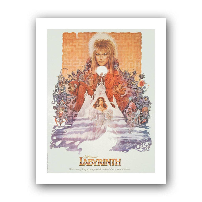 Print: Labyrinth Movie Poster Art Print - Tales for Tadpoles