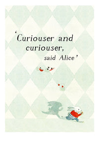Print: Lauren O'Hara - Alice in Wonderland “Curiouser and curiouser” - Tales for Tadpoles