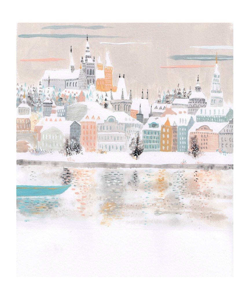 Print: Lauren O'Hara - City River - Tales for Tadpoles