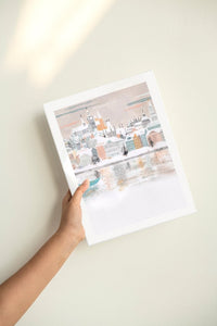 Print: Lauren O'Hara - City River - Tales for Tadpoles