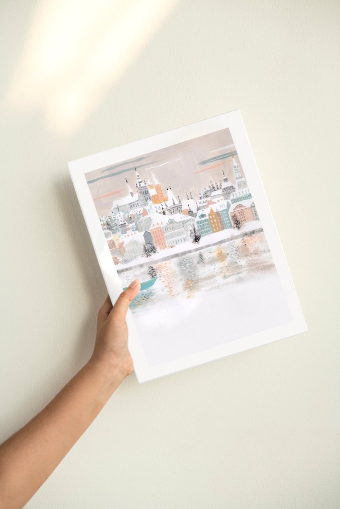 Print: Lauren O'Hara - City River - Tales for Tadpoles