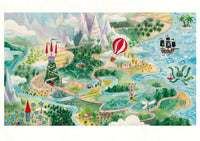 Print: Lauren O'Hara - Fairytale Map - Tales for Tadpoles