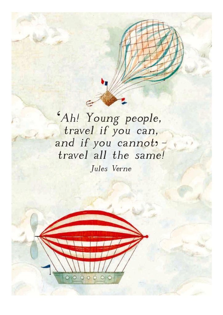 Print: Lauren O'Hara - Jules Verne 20,000 Leagues “Travel If You Can” - Tales for Tadpoles