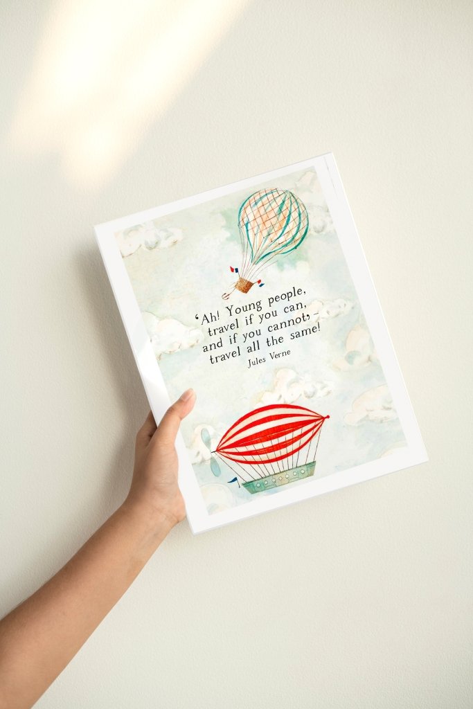 Print: Lauren O'Hara - Jules Verne 20,000 Leagues “Travel If You Can” - Tales for Tadpoles