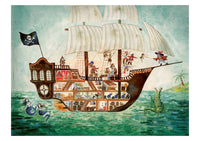 Print: Lauren O'Hara - Peter Pan ‘The Jolly Roger’ - Tales for Tadpoles