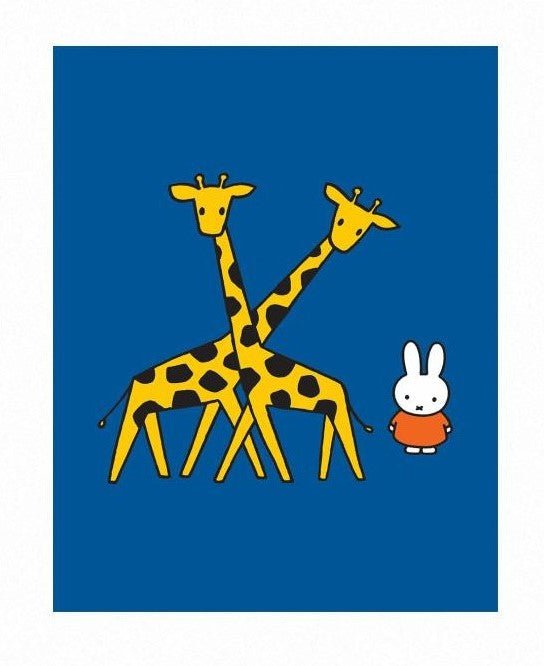 Print: Miffy with Giraffes - Tales for Tadpoles