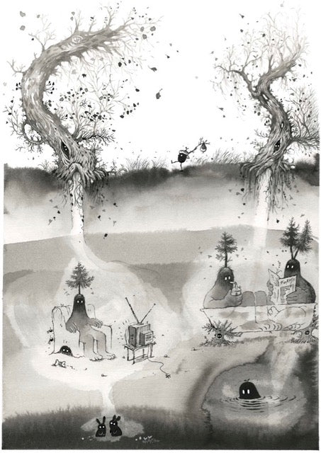 Print: Monika Mitkute - Glendalough (A4) - Tales for Tadpoles