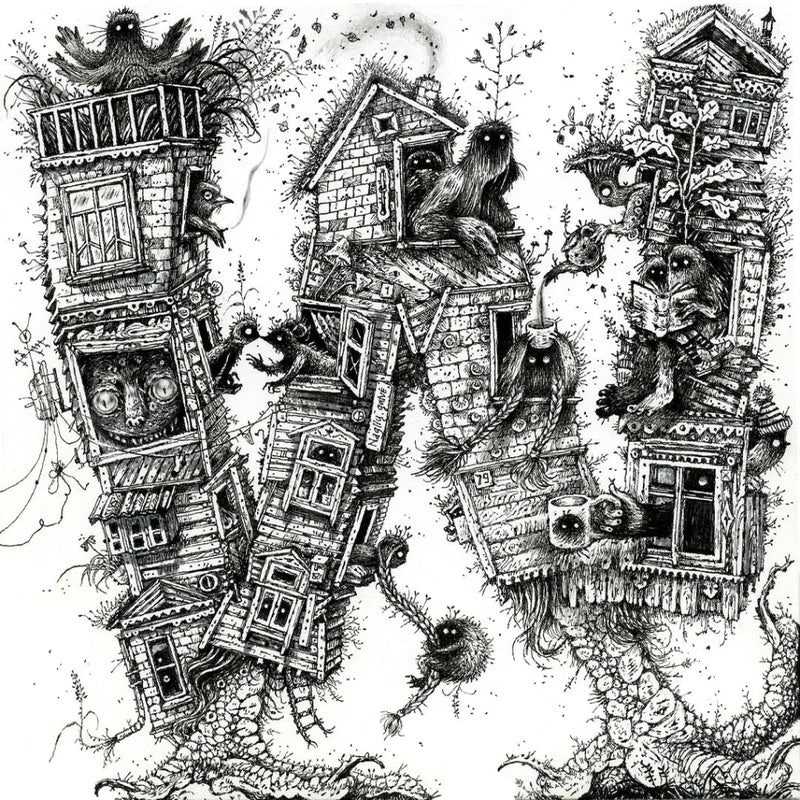 Print: Monika Mitkute - Our House (A4) - Tales for Tadpoles