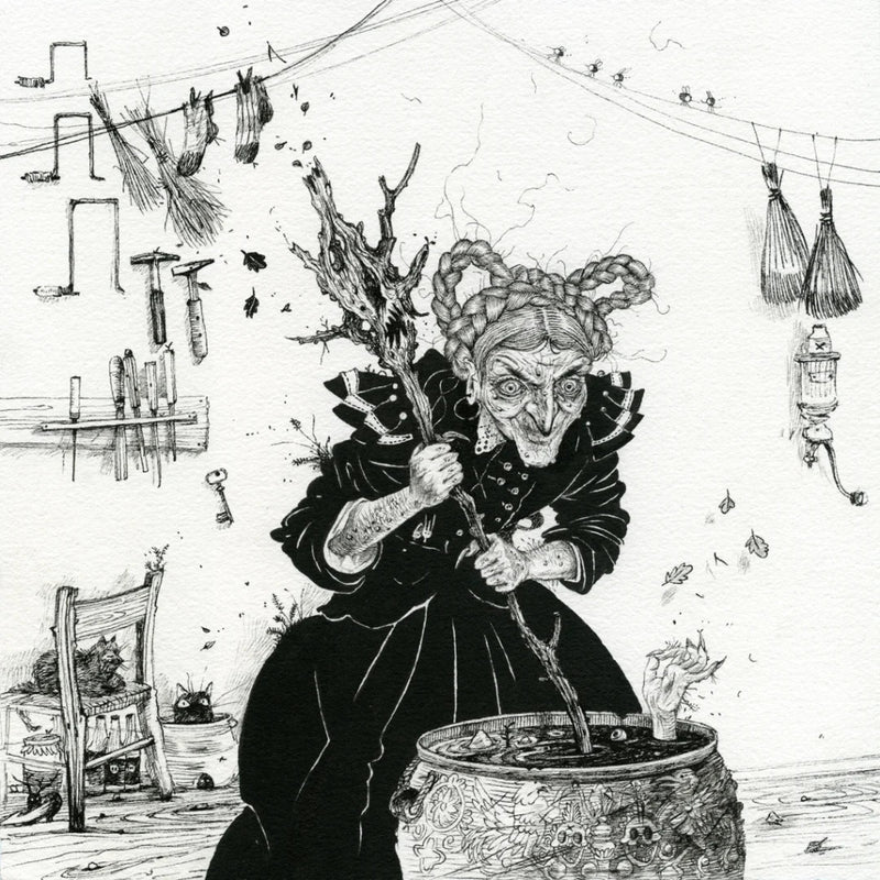 Print: Monika Mitkute - Sunday Dinner (A4) - Tales for Tadpoles