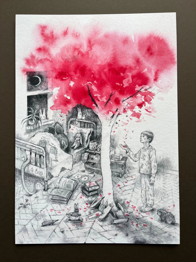 Print: Monika Mitkute - The Dream is Real (A4) - Tales for Tadpoles