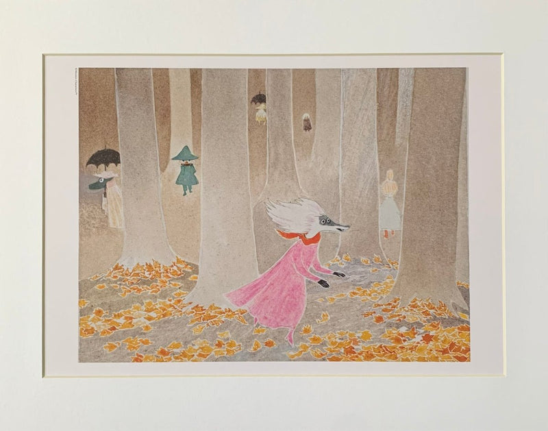 Print: Moomins - Fillyjonk Running - Tales for Tadpoles