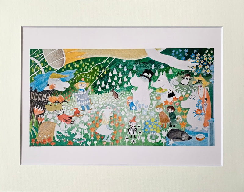 Print: Moomins - Garden Party - Tales for Tadpoles