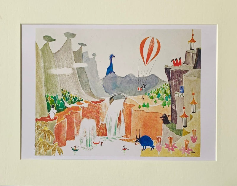 Print: Moomins - Hot Air Balloon - Tales for Tadpoles