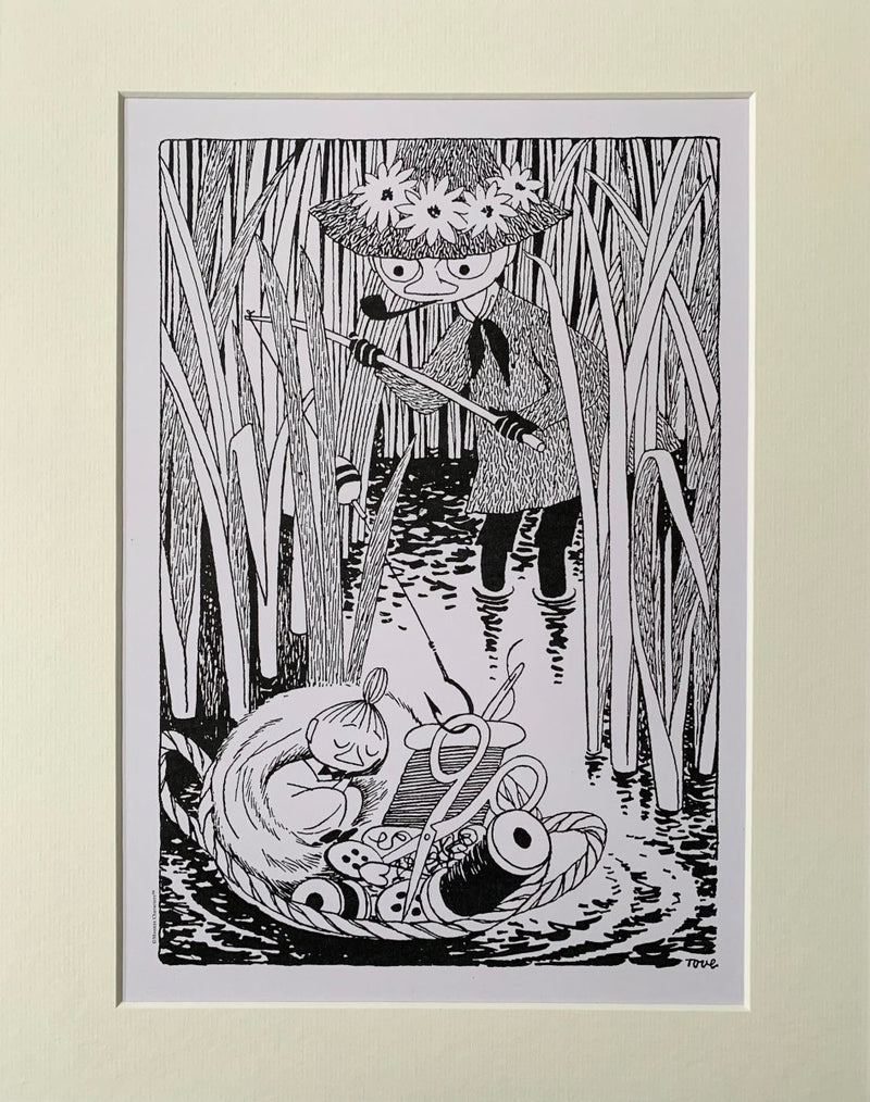 Print: Moomins - Little My Sleeping - Tales for Tadpoles