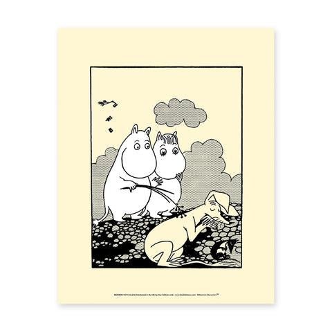 Print: Moomins - Moomins Sleeping Sniff - Tales for Tadpoles