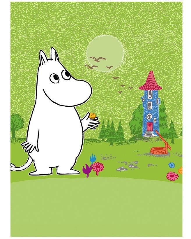 Print: Moomins - Moomintroll at the House - Tales for Tadpoles