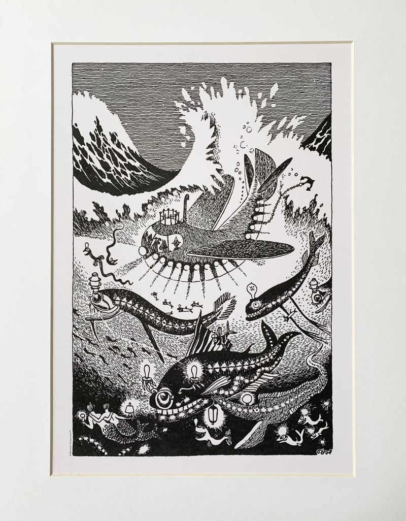 Print: Moomins - Sea Monsters - Tales for Tadpoles