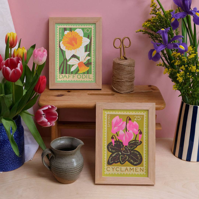 Print: Printer Johnson - Cyclamen (A5) - Tales for Tadpoles