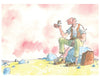 Print: Roald Dahl - The BFG (Pink Clouds) - Tales for Tadpoles