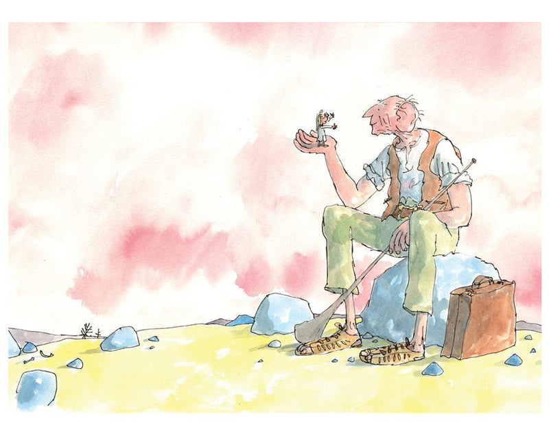 Print: Roald Dahl - The BFG (Pink Clouds) - Tales for Tadpoles