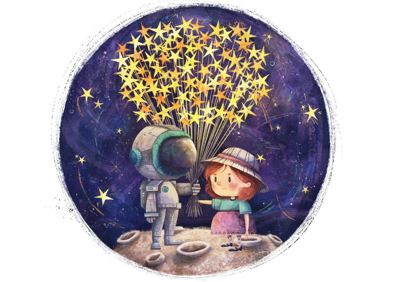 Print: Shannon Bergin - A Bunch of Stars (A4) - Tales for Tadpoles