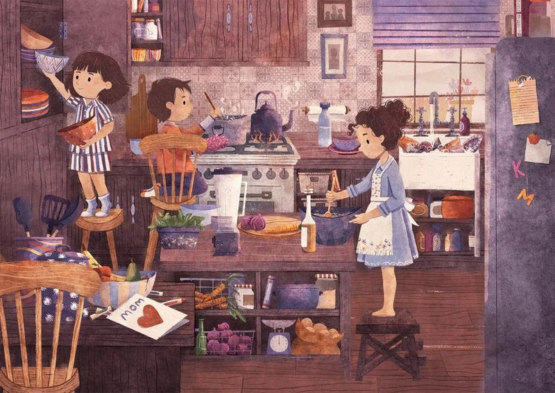 Print: Shannon Bergin - Dinner Time - Tales for Tadpoles