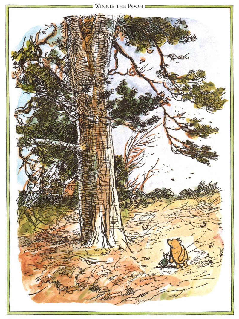 Print: Winnie the Pooh, A Very Blusterous Day - Tales for Tadpoles