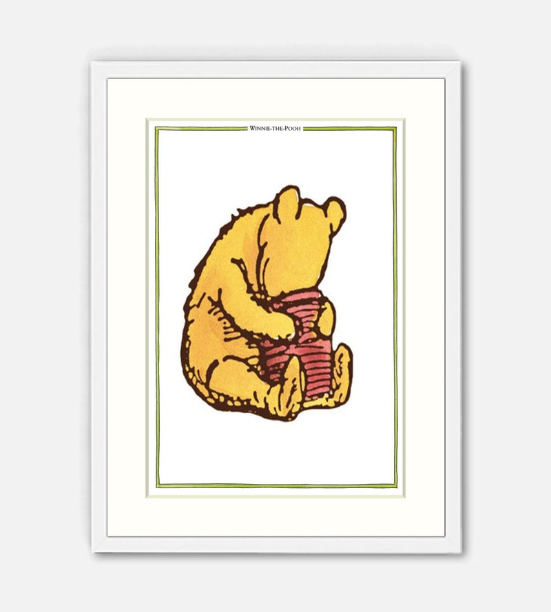 Print: Winnie the Pooh, Honeybear - Tales for Tadpoles