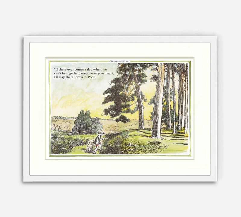 Print: Winnie the Pooh, "If there ever comes a day..." - Tales for Tadpoles