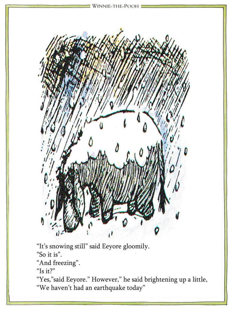 Print: Winnie the Pooh, Snowing Still - Tales for Tadpoles