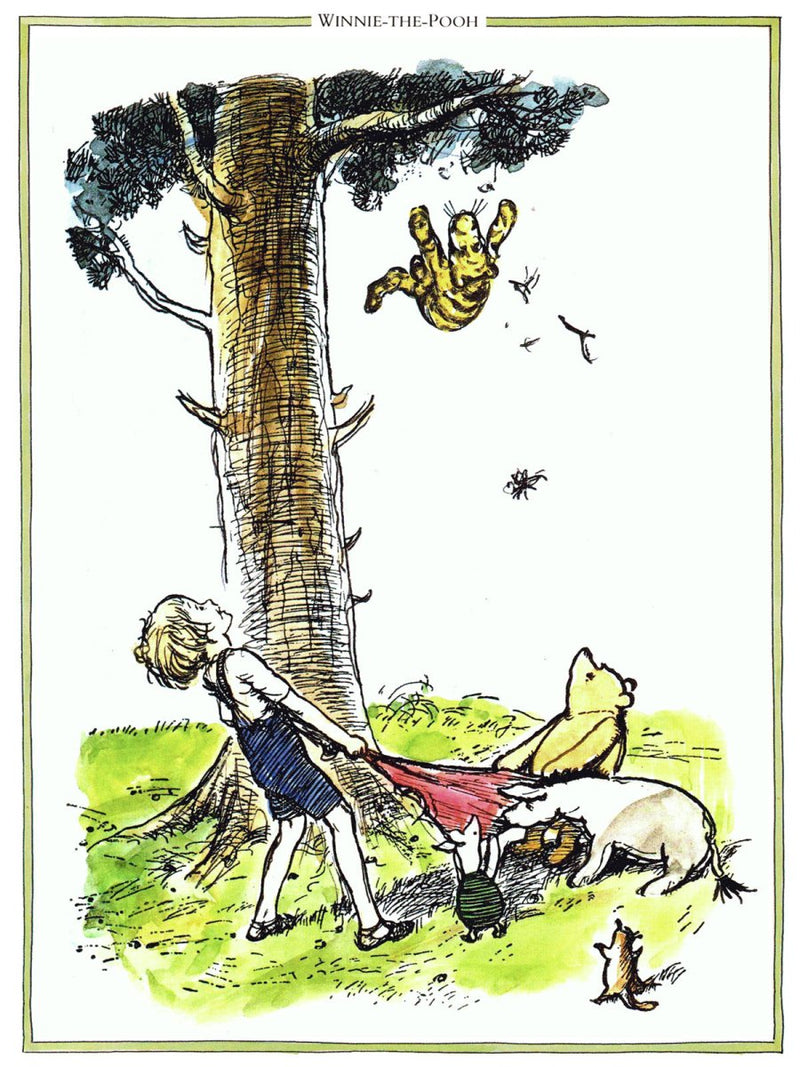 Print: Winnie the Pooh, Tiggers Don't Climb Trees - Tales for Tadpoles