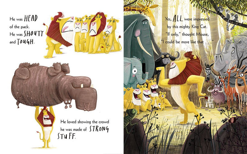 Rachel Bright: The Lion Inside, illustrated by Jim Field - Tales for Tadpoles