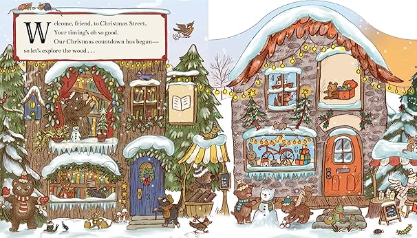 Rachel Piercey: Brown Bear Wood: Christmas is coming to town!, illustrated by Freya Hartis - Tales for Tadpoles