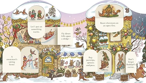 Rachel Piercey: Brown Bear Wood: Christmas is coming to town!, illustrated by Freya Hartis - Tales for Tadpoles