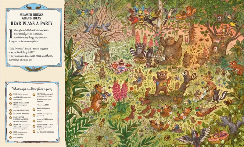 Rachel Piercey: Brown Bear Wood - Grand Old Oak and the Birthday Ball, illustrated by Freya Hartas - Tales for Tadpoles