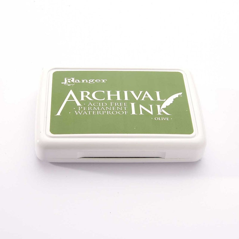 Ranger Archival Ink Stamp Pad - Olive Green - Tales for Tadpoles