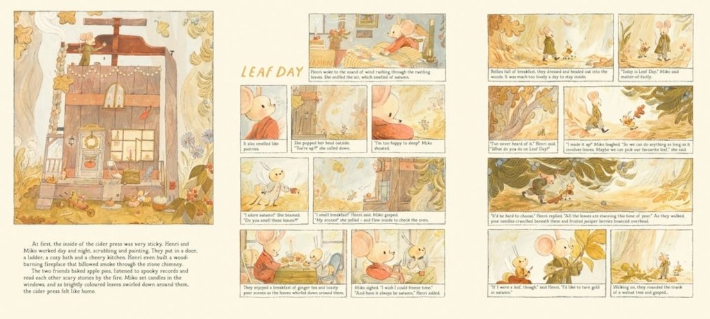 Rebecca Green: Henri and Miko: Autumn in Bosk Olivette - Tales for Tadpoles