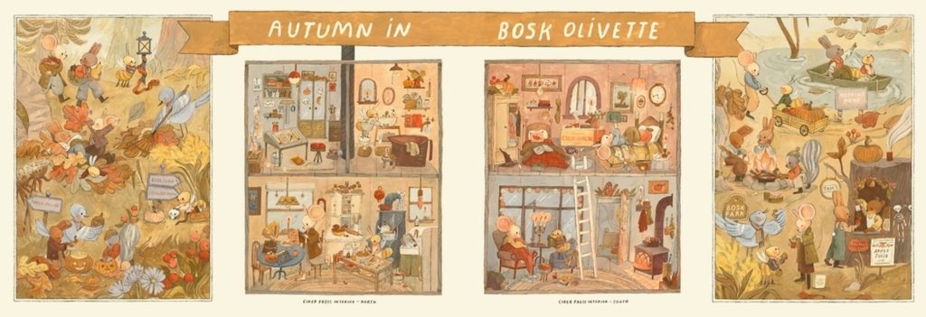 Rebecca Green: Henri and Miko: Autumn in Bosk Olivette - Tales for Tadpoles