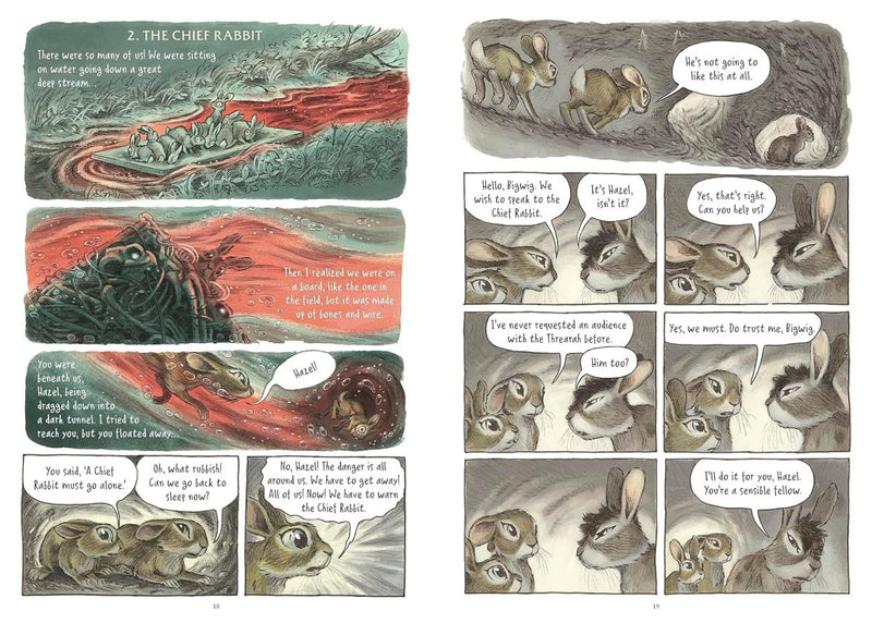 Richard Adams: Watership Down. The Graphic Novel, illustrated by James Sturm and Joe Sutphin - Tales for Tadpoles