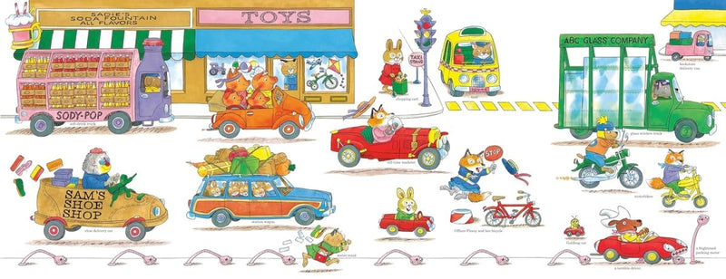 Richard Scarry: Cars and Trucks Fold - And - Find! - Tales for Tadpoles