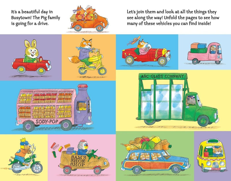 Richard Scarry: Cars and Trucks Fold - And - Find! - Tales for Tadpoles