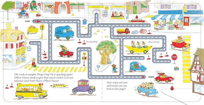 Richard Scarry: Cars and Trucks Touch - And - Trace - Tales for Tadpoles